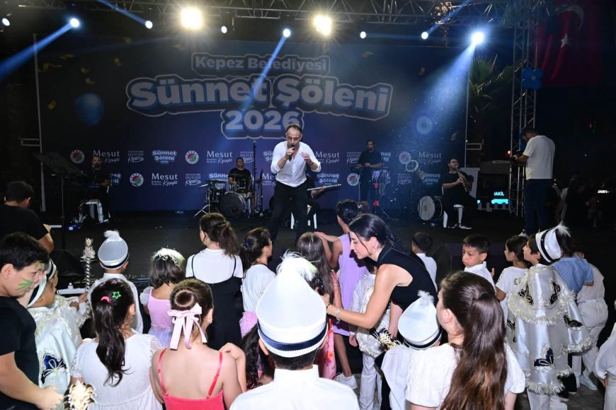 Kepez’de 500 Çocuk İçin Sünnet Şöleni: Dokumapark’ta Renkli Görüntüler