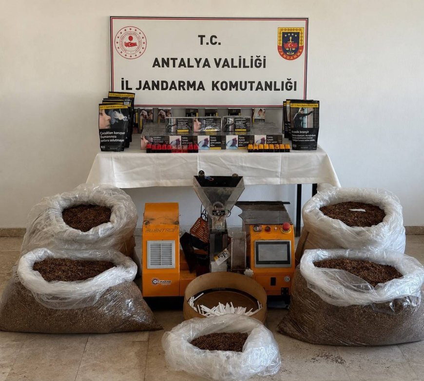 Döşemealtı’nda Jandarmadan Kaçak Tütün Operasyonu: 280 Kilo Tütün Ele Geçirildi