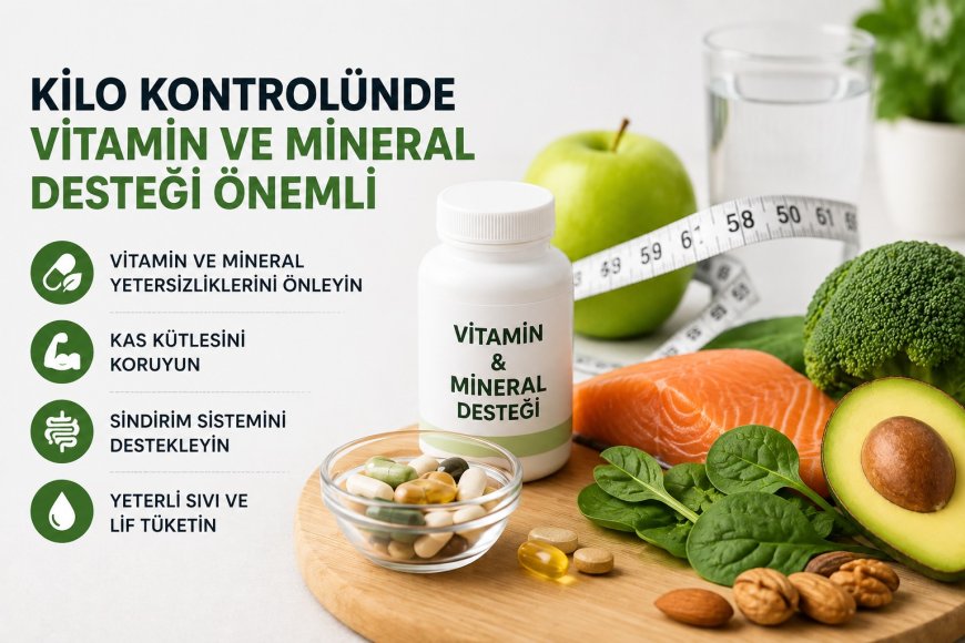 Kilo Verme Sürecinde Vitamin ve Mineral Desteğine Dikkat: Uzmanlardan Önemli Uyarı