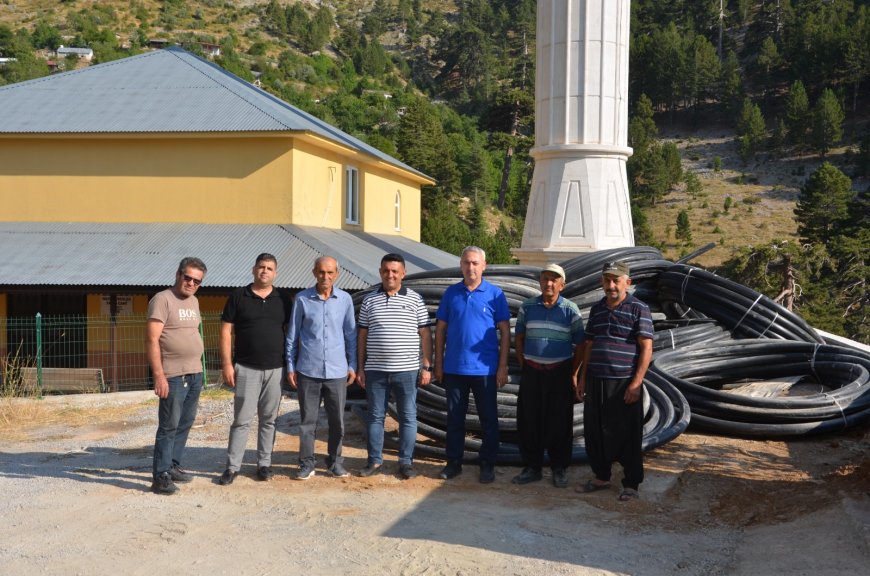Büyükşehir’den Asmaca Yaylası’na 1700 Metrelik İçme Suyu Desteği