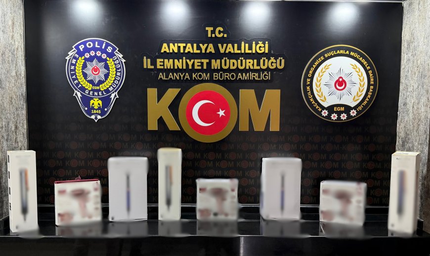 Antalya’da Son Bir Haftada Kaçakçılık Operasyonları: 9 Şüpheli Tutuklandı
