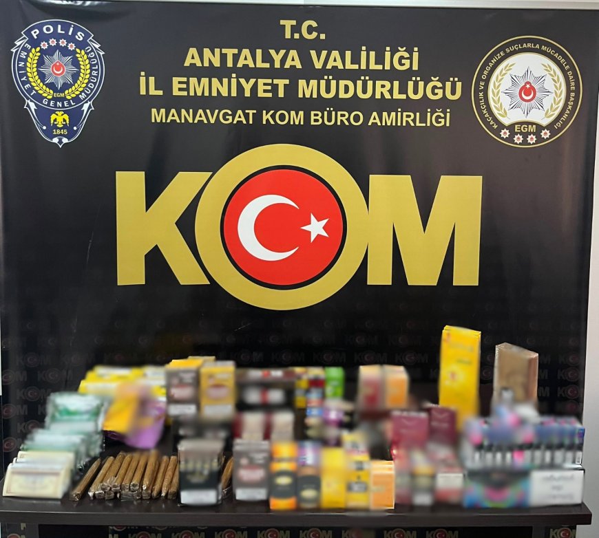 Antalya’da Son Bir Haftada Kaçakçılık Operasyonları: 9 Şüpheli Tutuklandı
