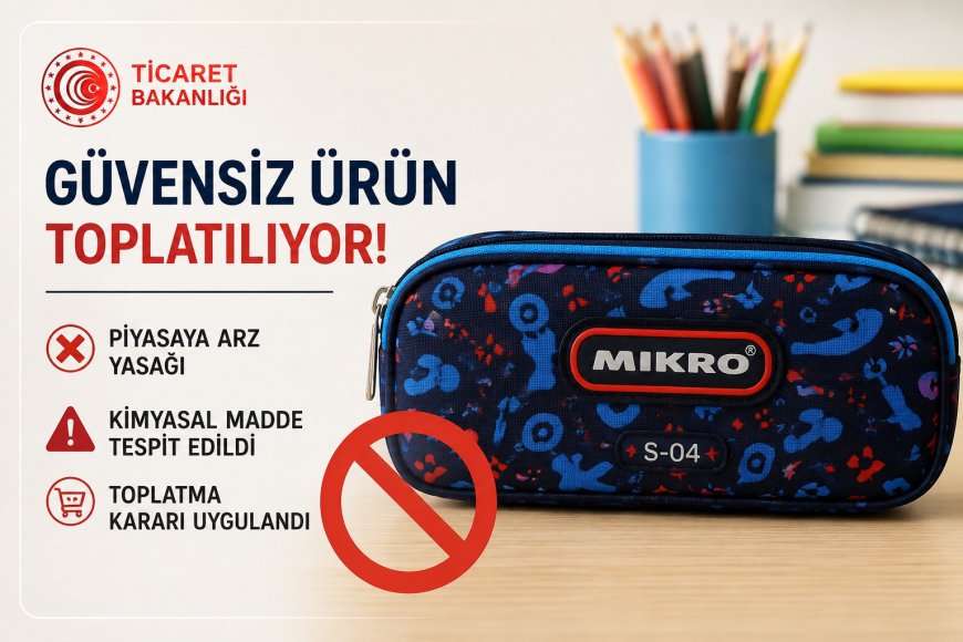 Ticaret Bakanlığı Duyurdu: Mikro Marka Kalemlik İçin Toplatma Kararı