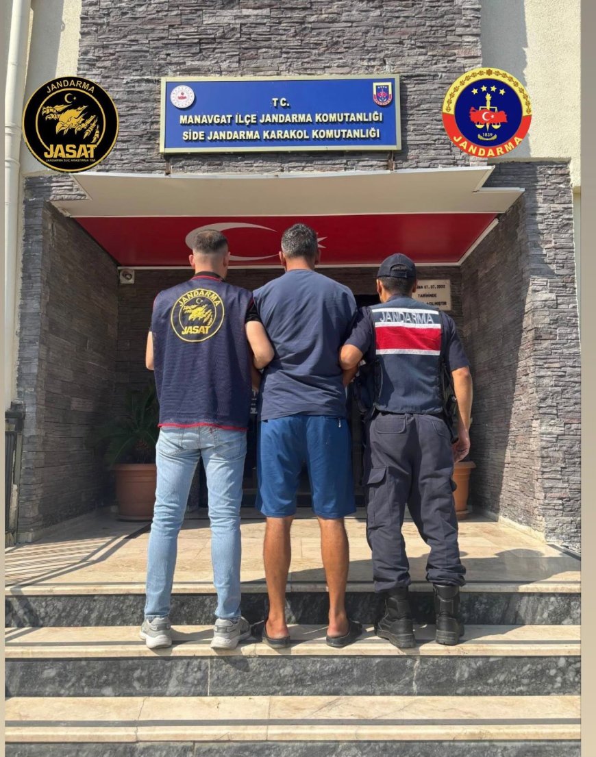 Manavgat’ta 14 Yıl 4 Ay Hapis Cezası Bulunan Firari Yakalandıv