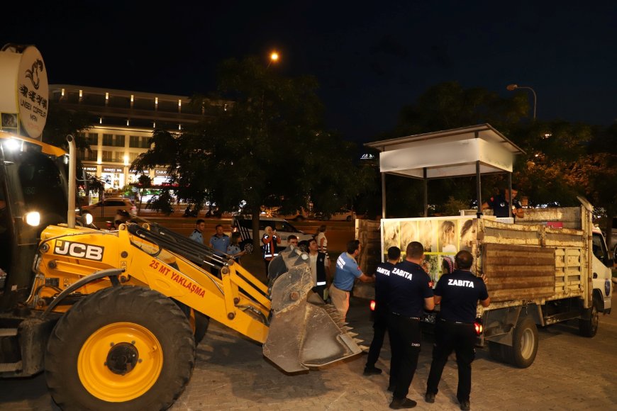 Aksu’da kaldırım işgallerine sıkı denetim