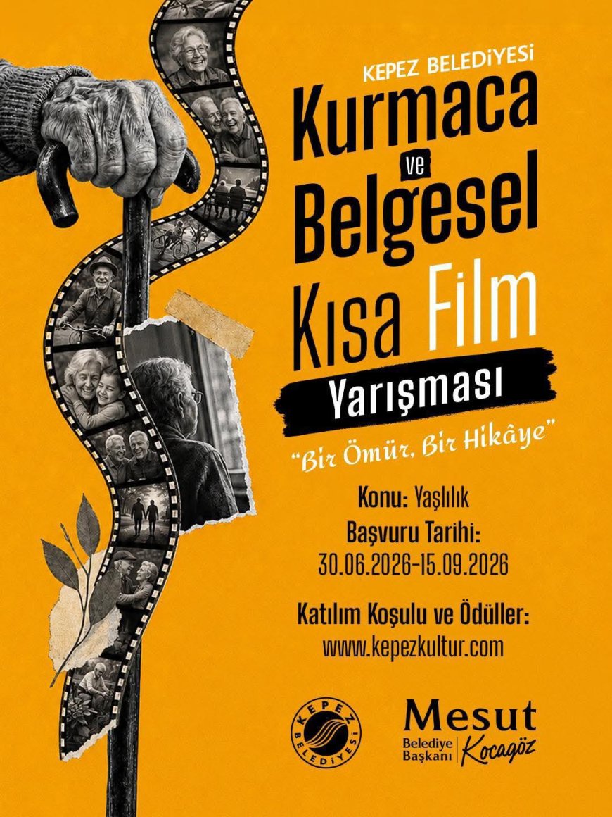 Kepez’den “Yaşlılık” Temalı Ödüllü Kısa Film ve Belgesel Yarışması