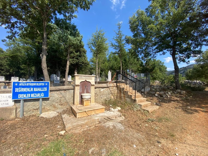 Akseki’de Mahalle Mezarlıklarına Bakım ve Düzenleme Çalışması