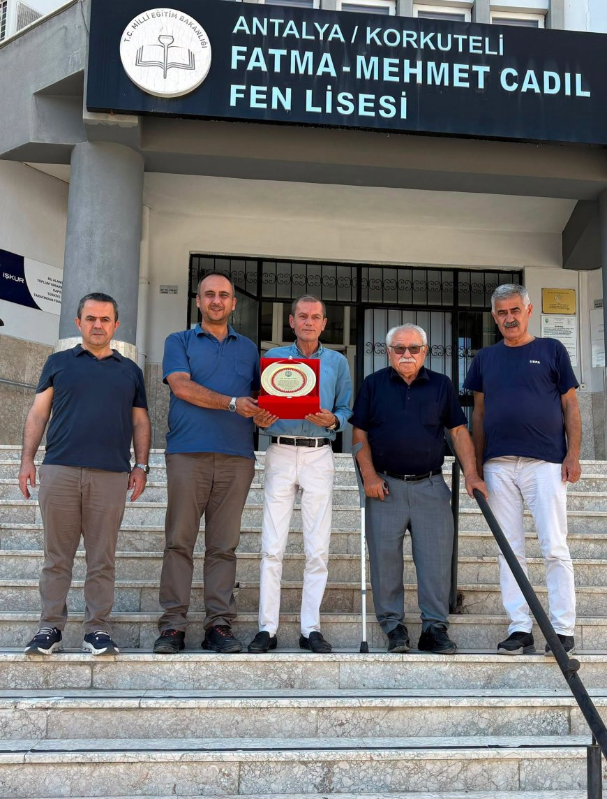 Korkuteli’nde Eğitim Camiasında Veda: Erkan Süha Doğrul Emekliye Ayrıldı