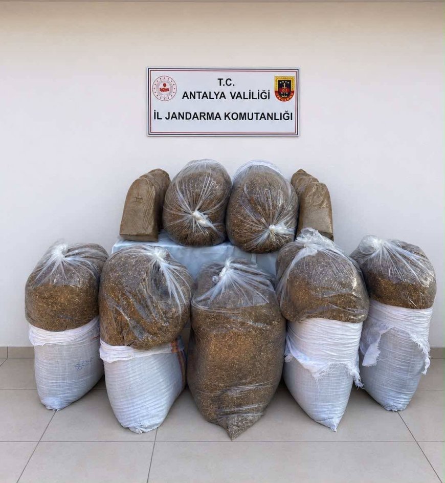 Aksu ve Serik’te Kaçak Tütün Operasyonu: 365 Kilogram Tütün Ele Geçirildi
