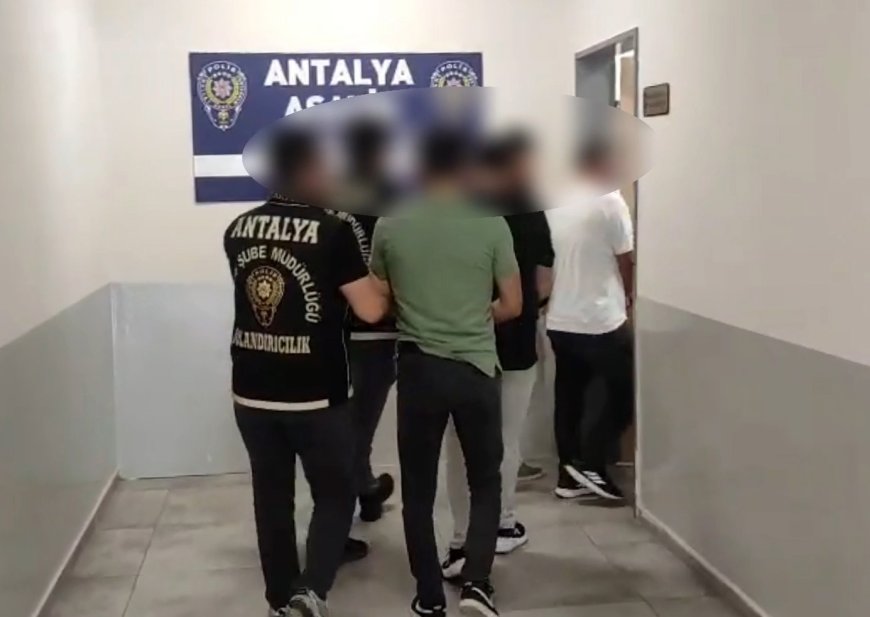 Antalya’da 13,5 Milyon Liralık Dolandırıcılık: 5 Şüpheli Yakalandı