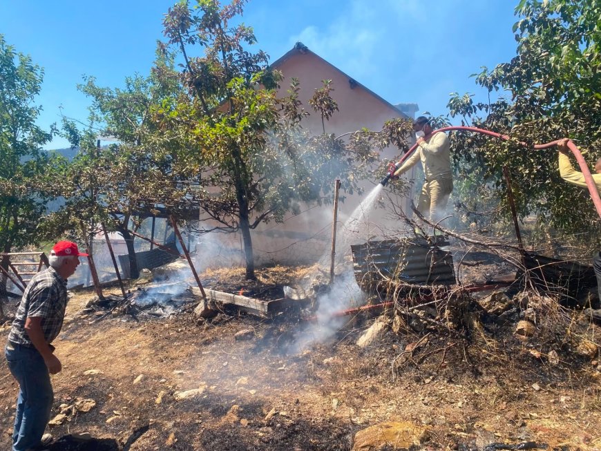 Alanya’da Zirai Alan Yangını: 4 Dönüm Alan Zarar Gördü