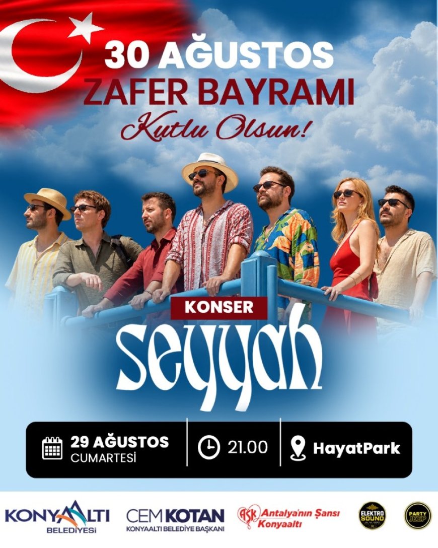 Konyaaltı’nda Zafer Bayramı Coşkusu HayatPark’ta Yaşanacak