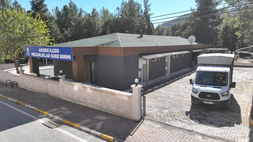 Büyükşehir Belediyesi Cenaze Hizmetlerini Güçlendiriyor: Elmalı’ya Modern Morg ve Gasilhane