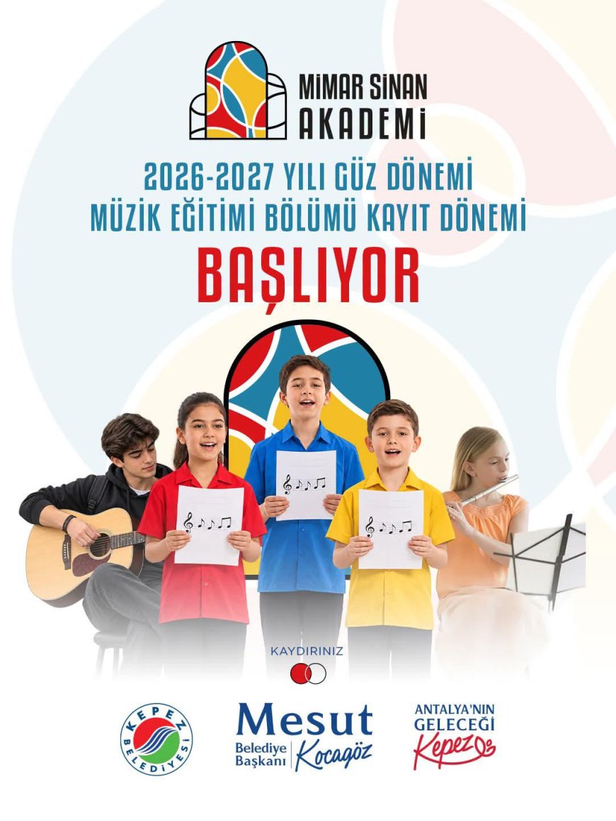 Kepez’de Müzik Eğitimleri İçin Kayıtlar Başlıyor