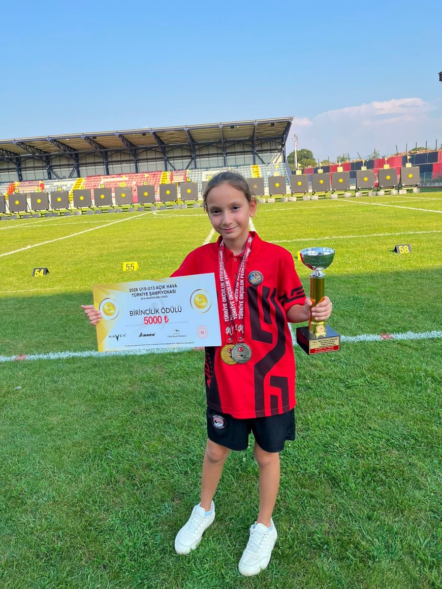 Manavgatlı Elif Sare Erdem Türkiye Şampiyonu Oldu