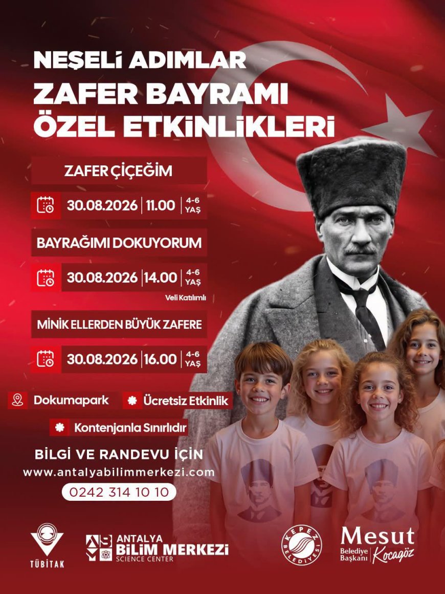Zaferin Coşkusu Dokumapark’ta: Çocuklara Özel 3 Atölye