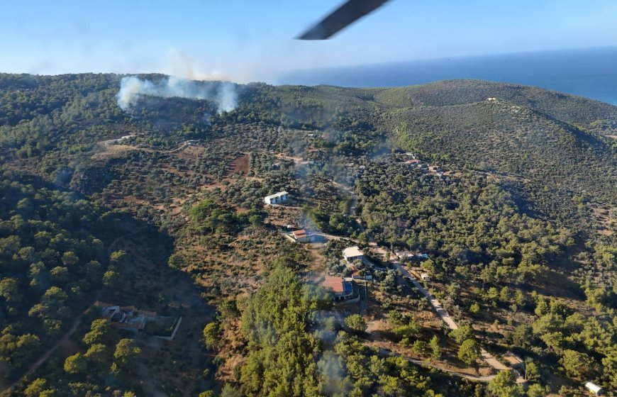Antalya Kaş’ta Orman Yangını: Havadan ve Karadan Müdahale Başladı