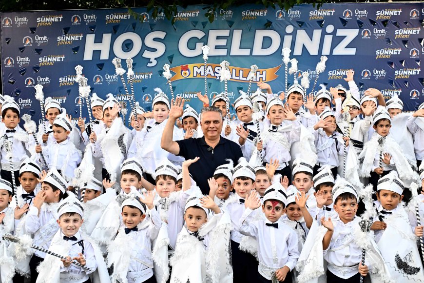 Muratpaşa’da Sünnet Şöleni Coşkusu: 122 Çocuk Sünnet Oldu