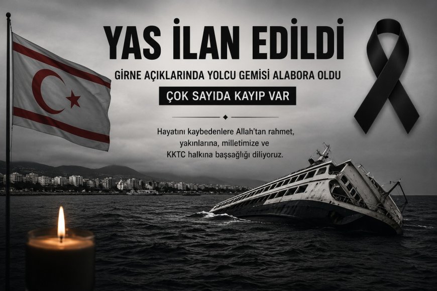 Girne Açıklarında Yolcu Gemisi Alabora Oldu: Türkiye’den Arama Kurtarma Çalışmalarına Destek