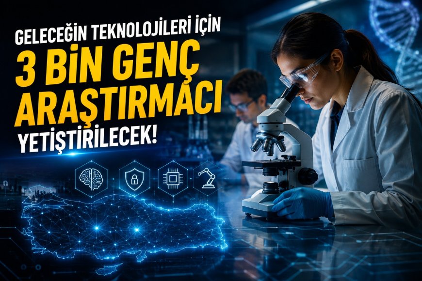 Türkiye Geleceğin Teknolojileri İçin 3 Bin Genç Araştırmacı Yetiştirecek