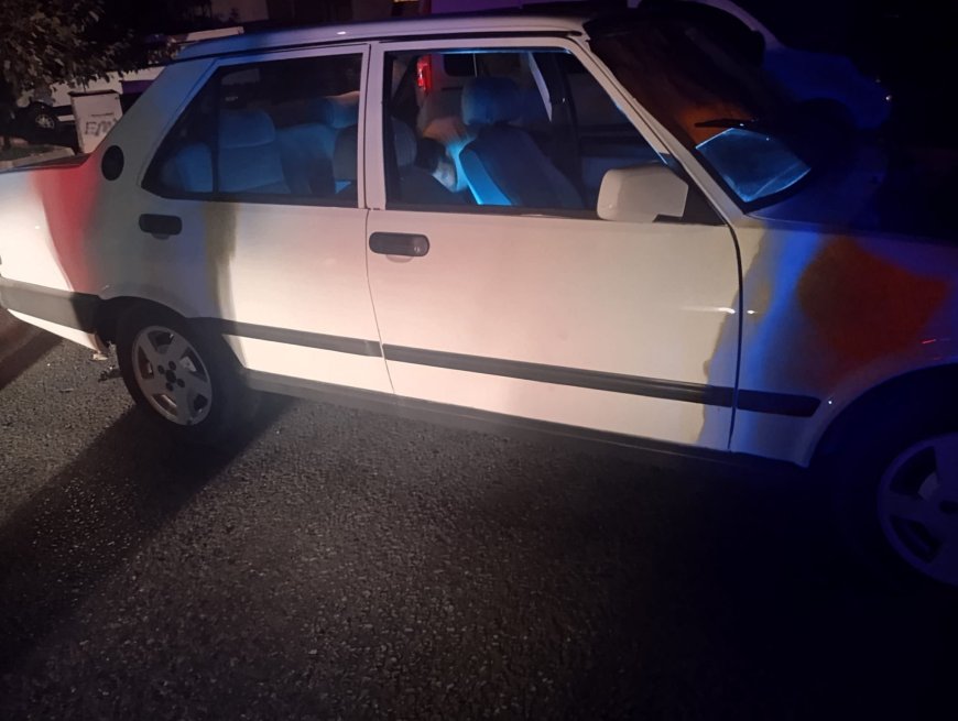 Gazipaşa’da Drift Atıp Polisten Kaçtı: Aracı Hararet Yapınca Yakalandı