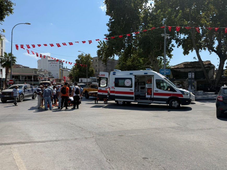 Serik’te Hafif Ticari Araç ile Motosiklet Çarpıştı: 1 Yaralı