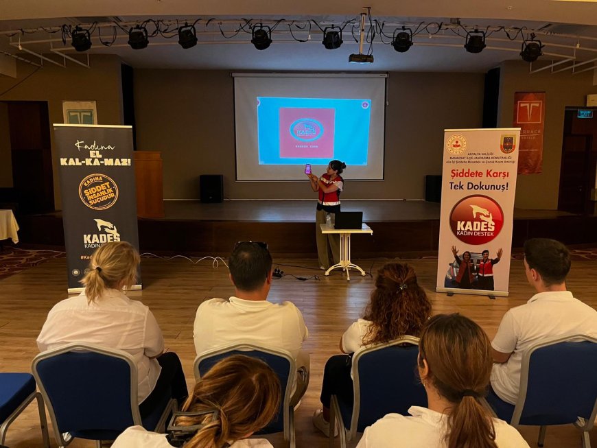 Manavgat’ta Otel Personeline Kadına Yönelik Şiddetle Mücadele Eğitimi