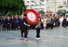 Antalya’da İlköğretim Haftası çelenk sunma töreniyle başladı
