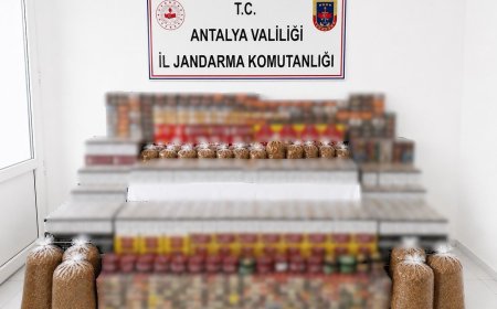 Manavgat’ta Kaçak Tütün Operasyonu: 36 Bin Dolu Makaron Ele Geçirildi