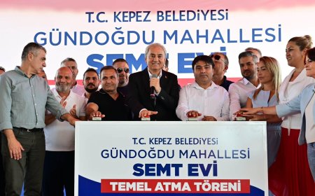 Kepez’de Gündoğdu Mahallesi’ne Semt Evi: Temeli Dualarla Atıldı