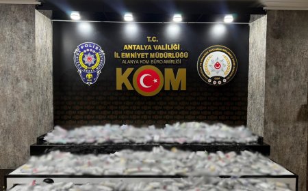 Antalya’da Kaçakçılık Operasyonları: Binlerce Paket Sigara, Tütün ve 787 Litre İçki Ele Geçirildi