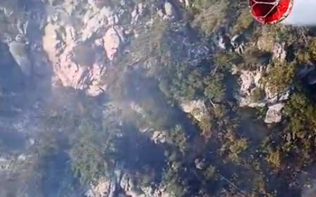 Akseki’de Orman Yangını: Alevlere Havadan ve Karadan Müdahale Ediliyor