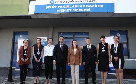 Antalya Büyükşehir Belediyesi’nden Şehit Aileleri ve Gazilere Yeni Hizmet Merkezi