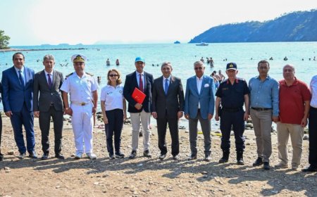Phaselis Güney Limanı’nda Deniz Bariyeri ve Çöp Kaparlar Hizmete Alındı