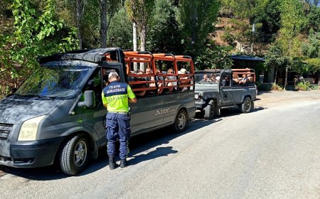 Alanya’da safari araçlarına denetim: 22 araç kontrol edildi
