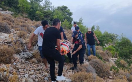 Manavgat’ta doğa yürüyüşünde yaralanan Hollandalı turist hastaneye kaldırıldı