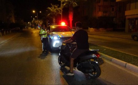 Manavgat’ta Trafik Kurallarını İhlal Eden Motosikletliye 610 Bin TL Ceza