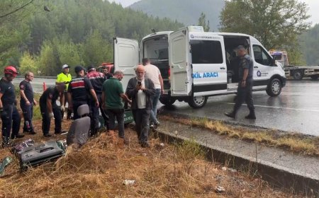 Antalya Akseki’de kamyonet ağaçlara çarptı: 1 ölü, 3 yaralı