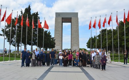 Korkuteli’ndeki şehit aileleri ve gaziler Çanakkale’yi ziyaret etti