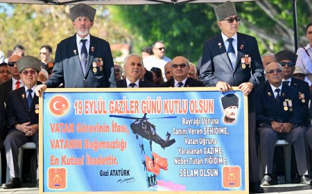 Antalya’da 19 Eylül Gaziler Günü için tören düzenlendi