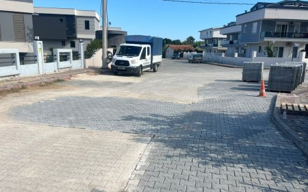 Kemer’de altyapı ve yol çalışmaları hız kesmeden sürüyor