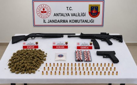 Serik’te uyuşturucu operasyonu: 20 şüpheli gözaltında
