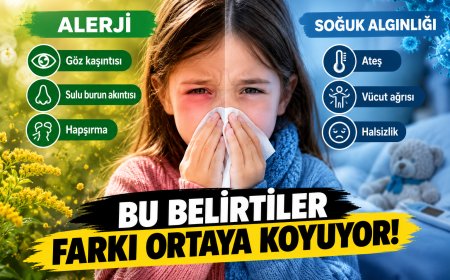 Çocuklarda burun akıntısı alerji mi, soğuk algınlığı mı? Kaşıntı ve ateş ayırt ediyor