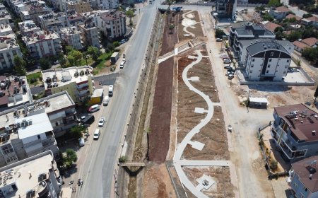 Kepez’de sel riski yaşanan alan yeşil koridora dönüşüyor