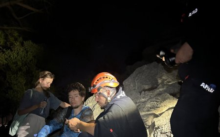 Antalya’da ormanda kaybolan 2 Rus turist, termal kameralı dronla bulundu