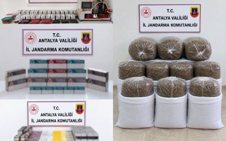 Antalya’da kaçak tütün operasyonu: 400 kilo kıyılmış tütün ele geçirildi