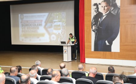 Antalya’da 500 okul servisi personeline güvenli ulaşım eğitimi