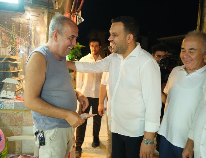 Manavgat MATSO Başkan Adayı Önem Gök, Side esnafının taleplerini dinledi