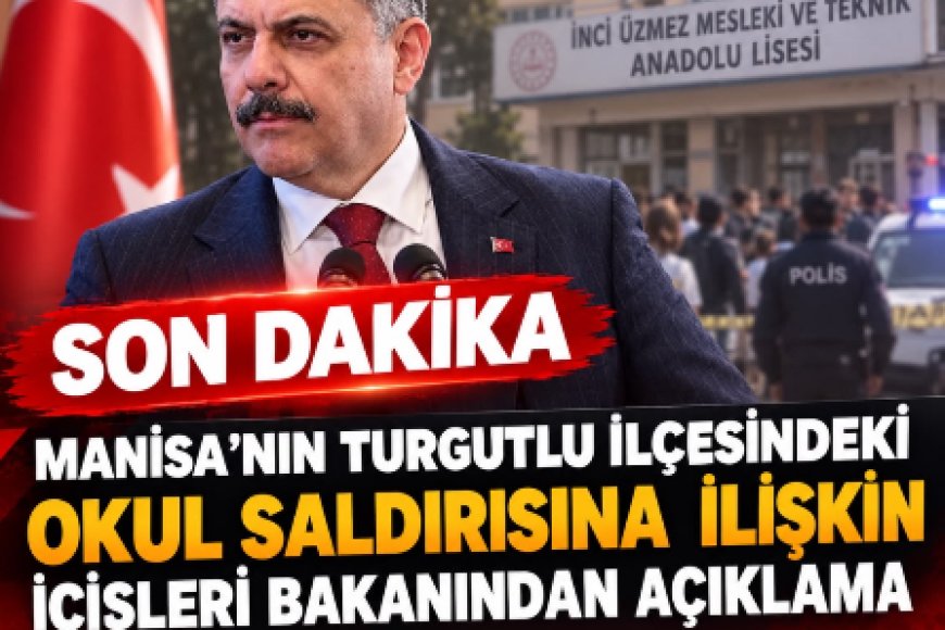 İçişleri Bakanı Çiftçi’den Turgutlu’daki okul saldırısına ilişkin açıklama