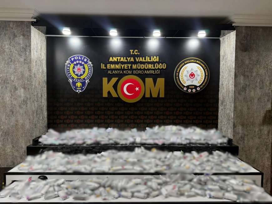 Antalya’da Kaçakçılık Operasyonları: Binlerce Paket Sigara, Tütün ve 787 Litre İçki Ele Geçirildi